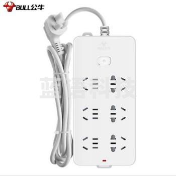 公牛 GN-109K 1.8米线插排 6插位新国标