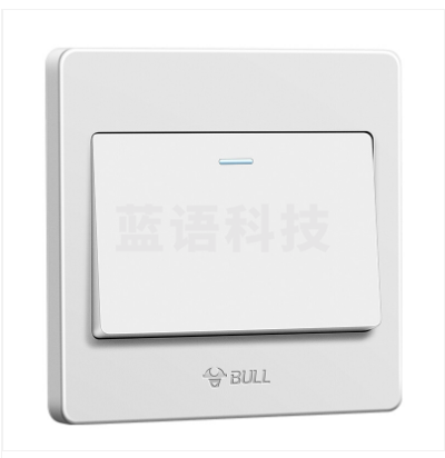 公牛(BULL) G07K111Y 开关插座 G07系列 一开单控开关 86型面板 白色 暗装