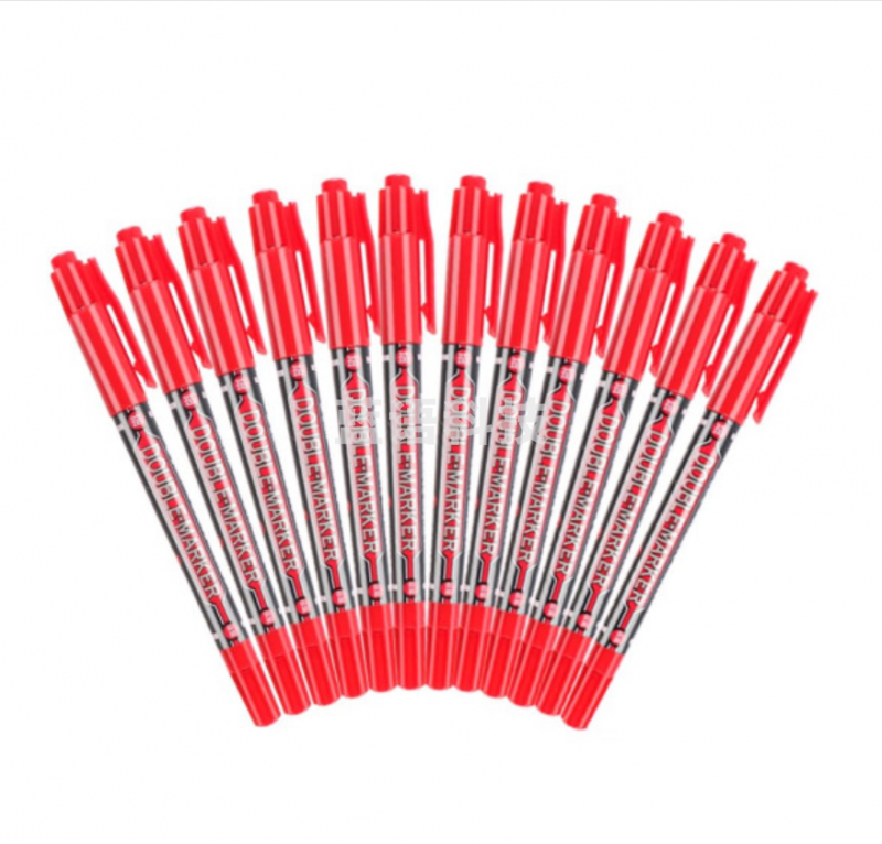 晨光记号笔粗头马克勾线笔油性笔防水不掉色速干学生用美术儿童绘画 MG2130 红色