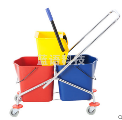 白云（BAIYUN）AF08071双桶榨水车酒店挤水车墩布拖把桶大号拖把挤水桶家用