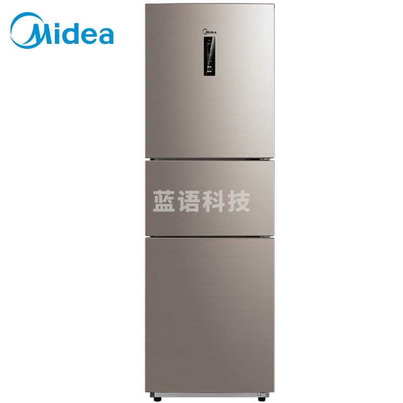 美的(Midea)228升 新风冷无霜小冰箱三门家用节能省电静音智能冷藏冷冻抗菌保鲜 BCD-228WTPZM(E)