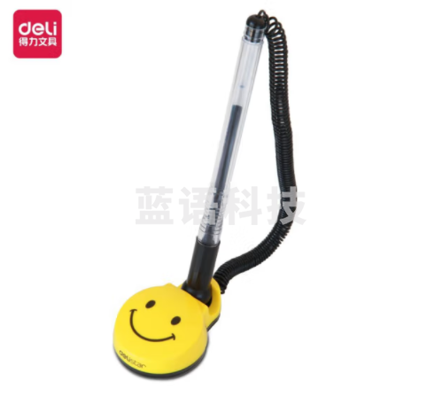 得力 6793 中性台笔0.5mm 24支/盒 (单位：支) 黑 XC202302171705259