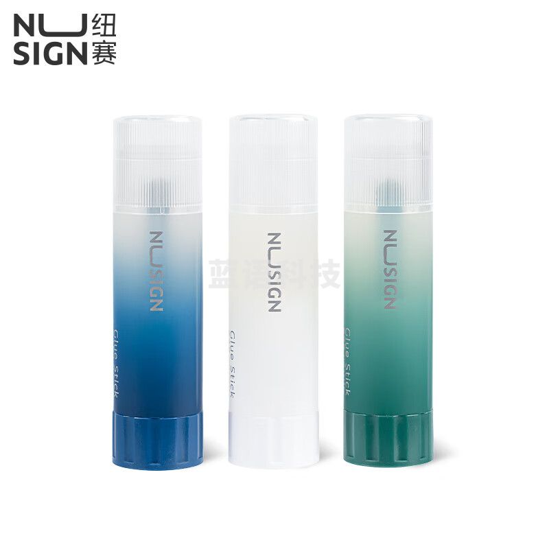 得力纽赛(NUSIGN)15g高粘固体胶 三支装NS146-3S