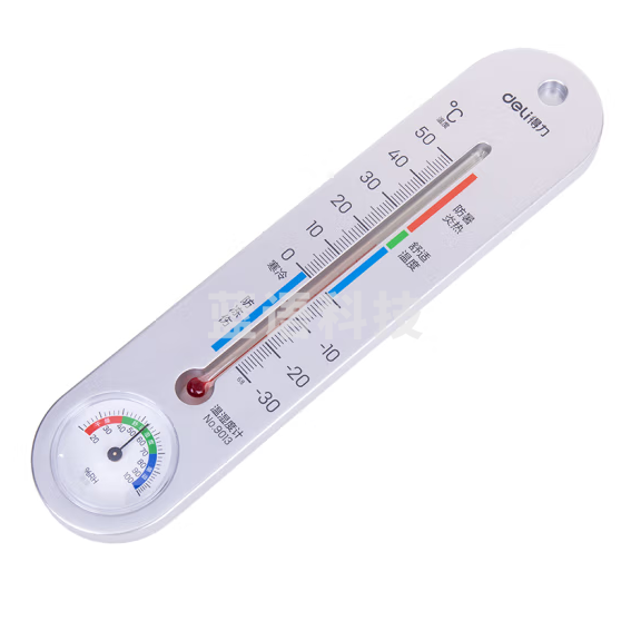 得力(deli) 9013 经典挂壁式温度计