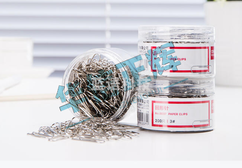 得力  0037回形针(200枚/筒)