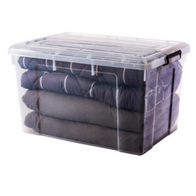 透明收纳箱储物盒 周转箱整理箱100#L61.5*43*34.5cm