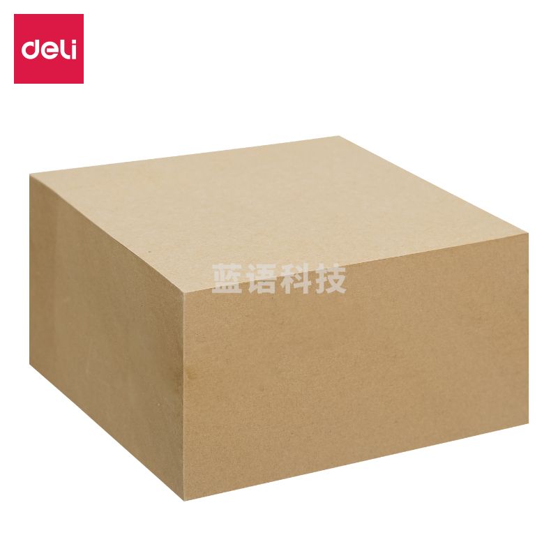 得力(deli) 21515记事贴(棕)90mm*90mm-400张(包)