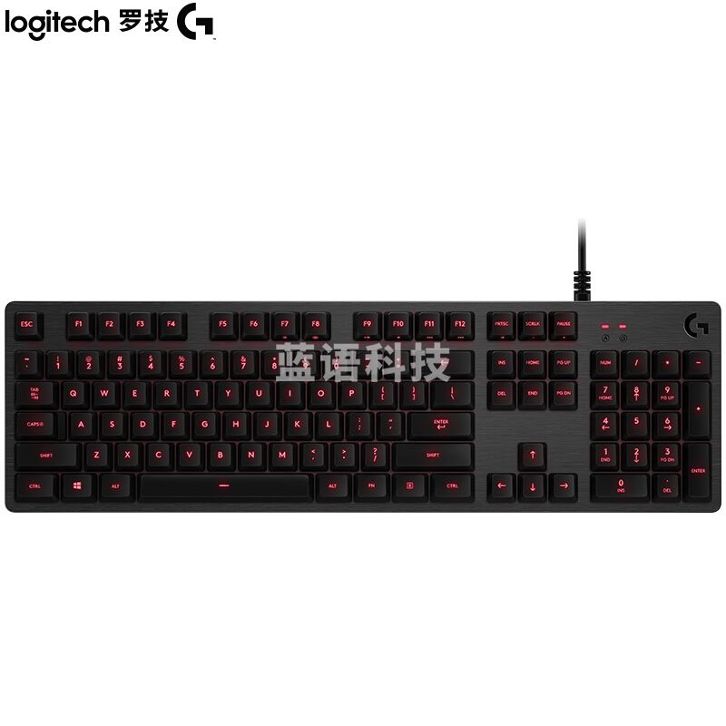 罗技(Logitech)G413机械键盘 有线机械键盘 游戏机械键盘 全尺寸背光 铝合金机身