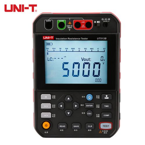 优利德(UNI-T)UT513B绝缘电阻测试仪高压兆欧表数显电子摇表