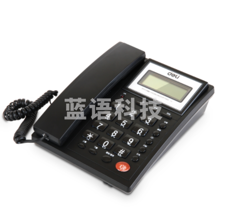 得力 786 电话机(黑/灰白)(台)