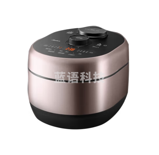 美的GYL5075 电压力锅 手机互联智能预约电饭锅 烫煲蒸煮锅 智能WIFI304不锈钢双胆