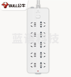 公牛(BULL)GN218新国标插座 10孔位线长3米 插线板插排排插接线板拖线板超功率保护GDSM