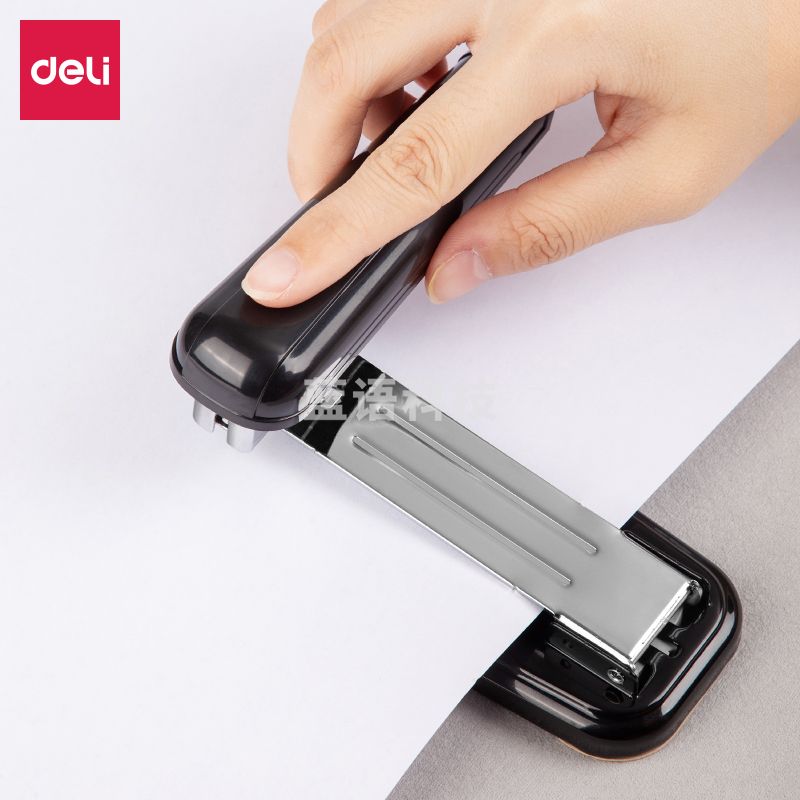 得力 0828 订书机 黑色..