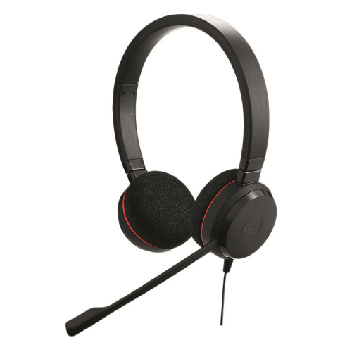 捷波朗 Jabra 统一通信耳麦 EVOLVE 20 MS Stereo 双耳 USB接口  可调音量/闭音/挂接/降噪