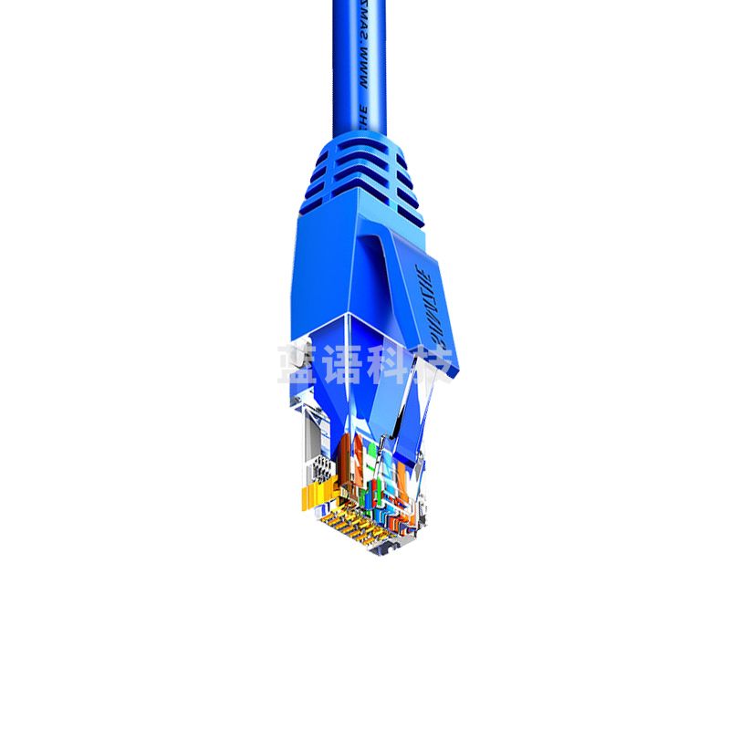 山泽(SAMZHE)TMA-6800CAT6类六类千兆八芯双绞成品网线蓝色80米