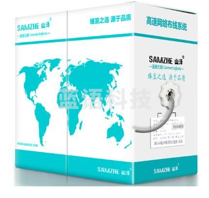 山泽 SAMZHE 网线 SZ-5305A 超五类网线 CAT5e类非屏蔽网线 305米