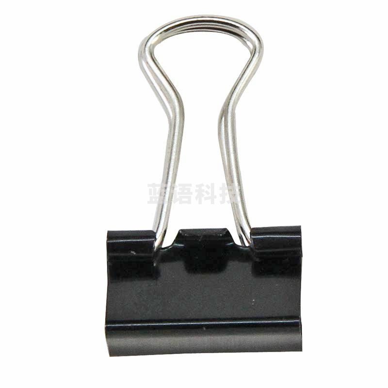 得力(Deli)8562 黑色长尾夹 41mm 24个/筒