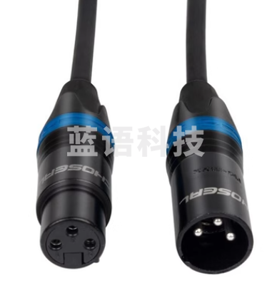 秋叶原双卡侬线公对母延长平衡线话筒麦克风调音线卡农跳线公转母 20米