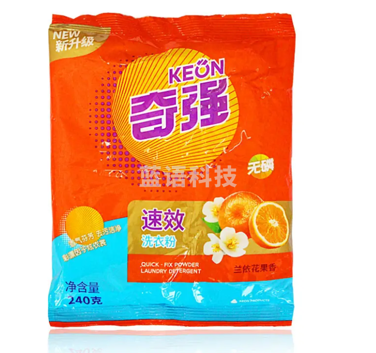 奇强洗衣粉奇强240克速效洗衣粉 去污洁净