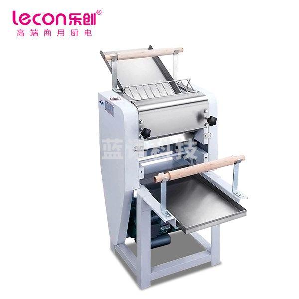 乐创（Lecon） LC-J-AG60 商用压面机 产量35KG加厚不锈钢大功率擀面大型揉面