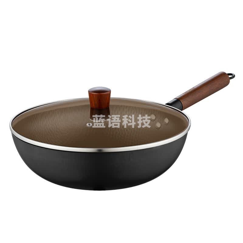 Lecker乐克尔臻悦精铁炒锅32CM 红色KR-347