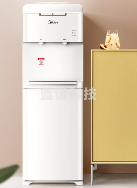 美的（Midea）饮水机家用立式桶装大储物柜智能防干烧办公室宿舍多用饮水器YR1322S-W