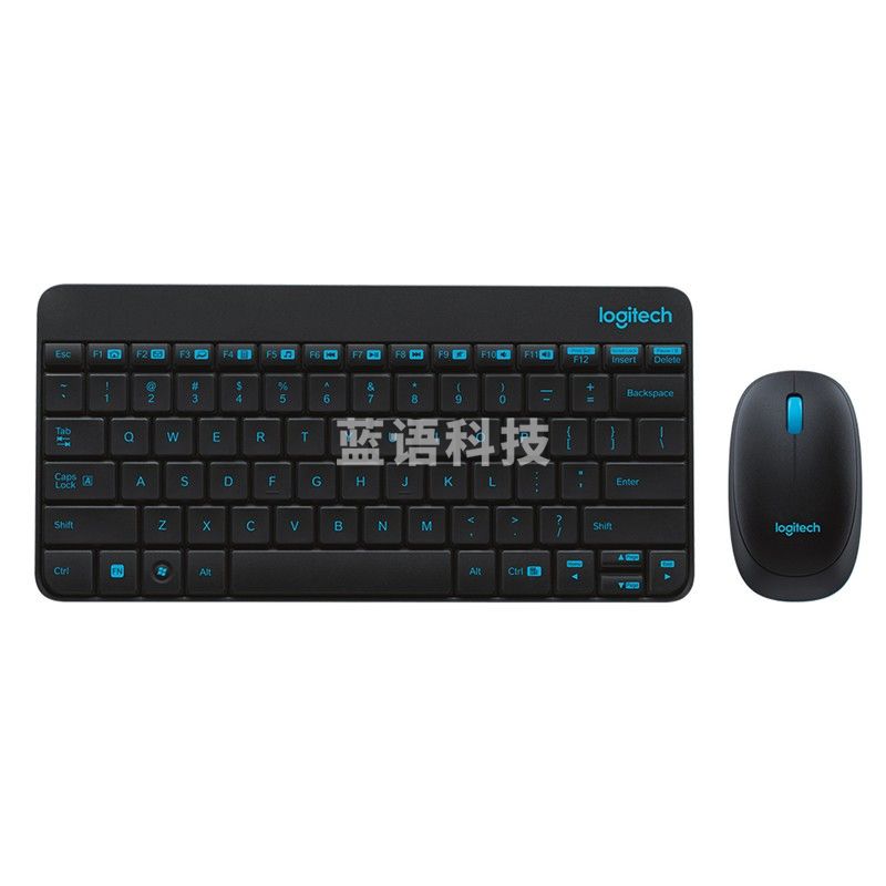 罗技(Logitech)MK245 Nano 键鼠套装 无线键鼠套装 办公键鼠套装 黑色 带无线2.4G接收器