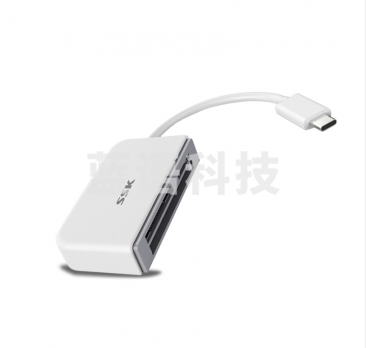 飚王(SSK)SCRM610 Type-c接口多合一读卡器 支持双面热插拔 高速读写 TF/SD/CF手机卡相机卡
