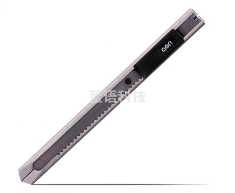 得力(deli)金属小号美工刀 自动锁裁纸刀小刀 办公用品 2058