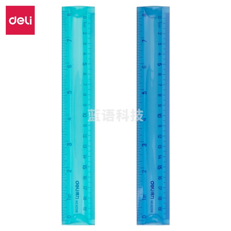 得力（deli）6208软尺20cm(混)(24只/组)