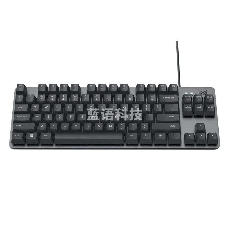 罗技（Logitech） K835机械键盘套装 84键 TTC轴 黑色-红轴