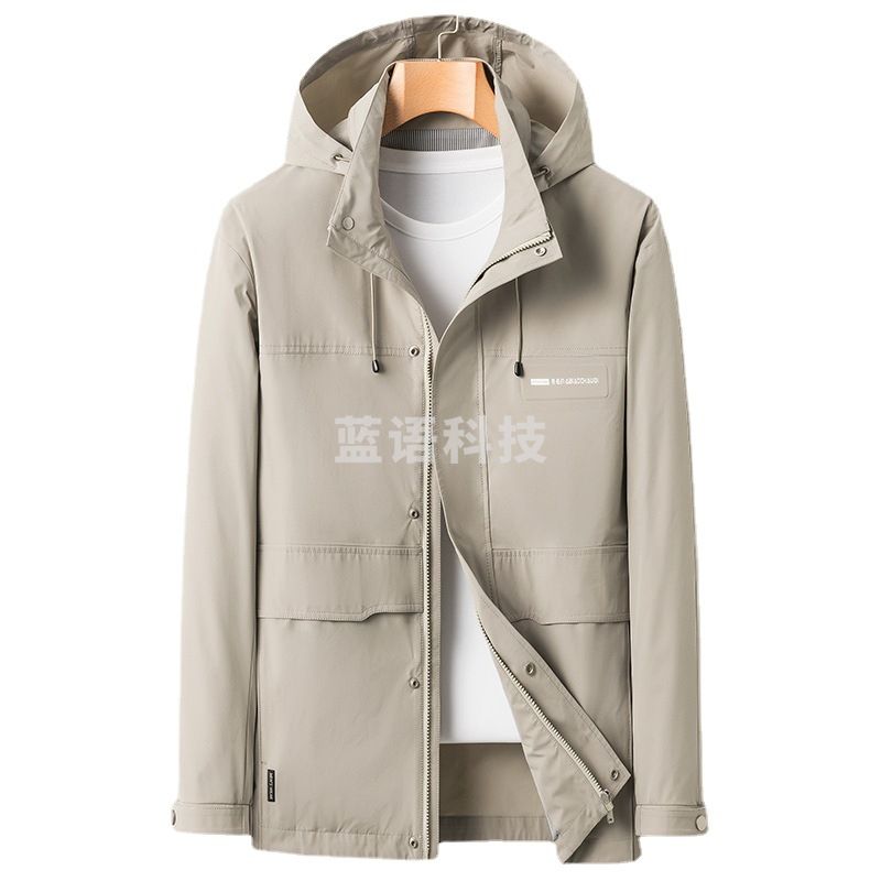 柯利斯帝 CY2023FZ020高端男士春秋夹克风衣 尺码：170、175、180、185、190 颜色：藏青、绿色、卡其 下单备注尺码颜色