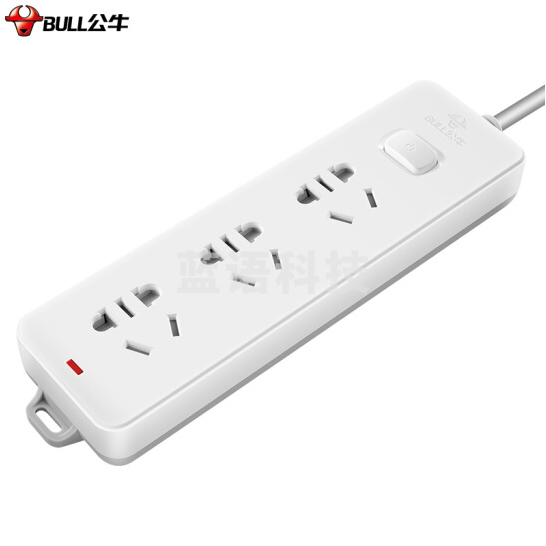 公牛（BULL） GN-212 3位插座 1.8米