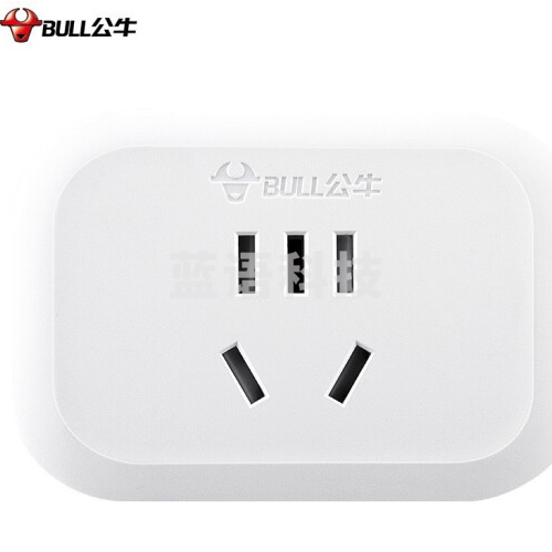 公牛(BULL)GN-902A插座 多功能插座一转多10A保护门插座电源转换插头