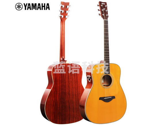 雅马哈（YAMAHA）FGTA VT加振吉他单板电箱民谣木吉他复古色41英寸