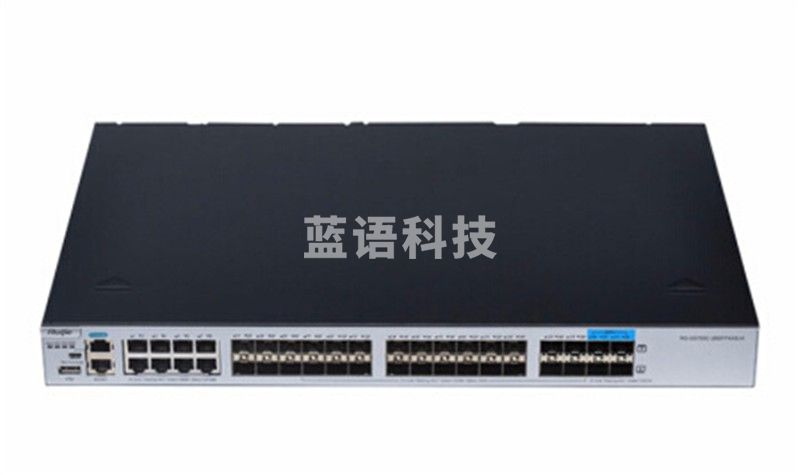 锐捷(Ruijie)RG-S5750C-28SFP4XS-H 高性能以太网交换机 黑色