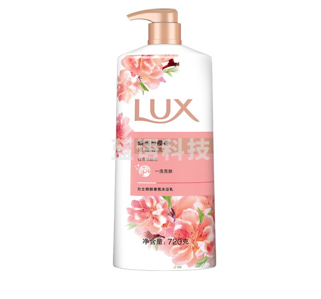 力士(LUX)沐浴露 焕亮粉樱香 淡雅香氛 爽肤沐浴乳720g(新老包装随机发货)