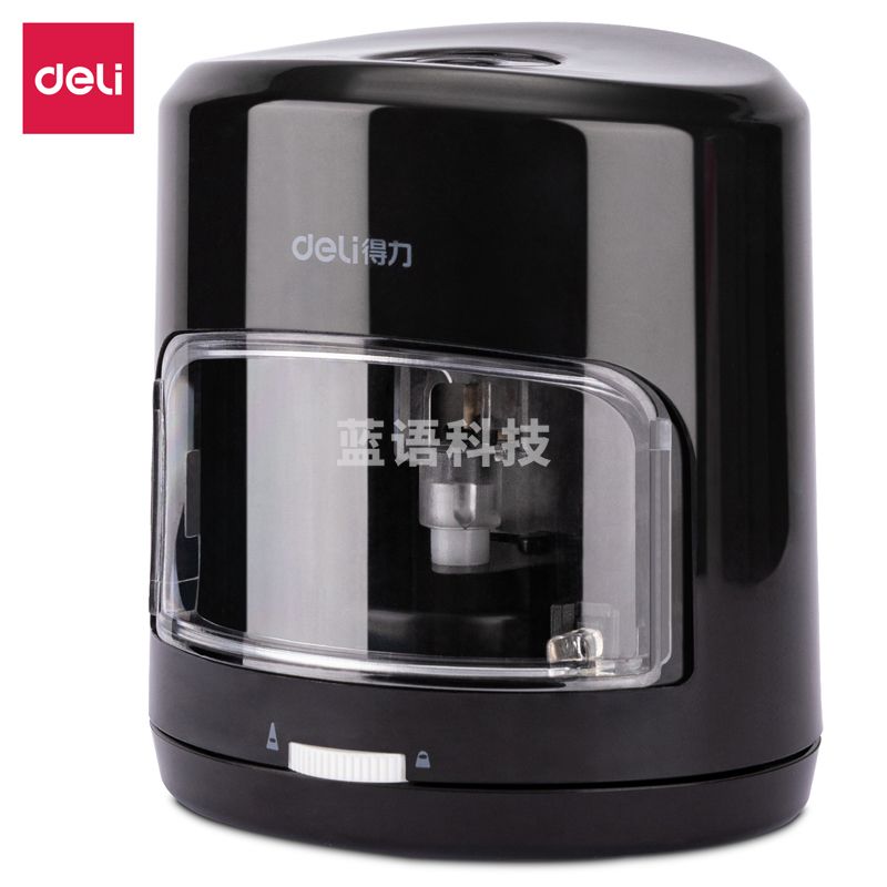 得力(deli)  0502 电动卷笔刀 黑色