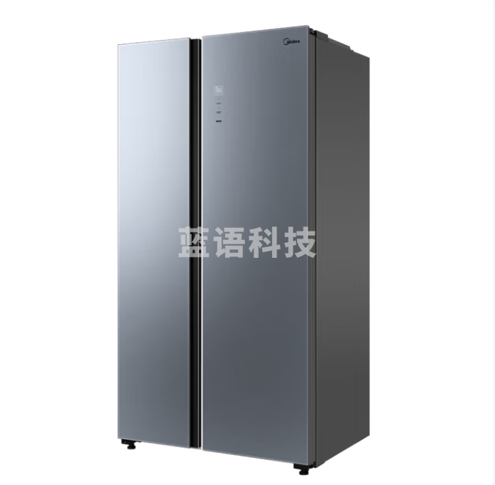 美的 BCD-611WKGPZM(Q) 611升冰箱双开门 急速净味大容量电冰箱 超薄电一级变频智能零度保鲜