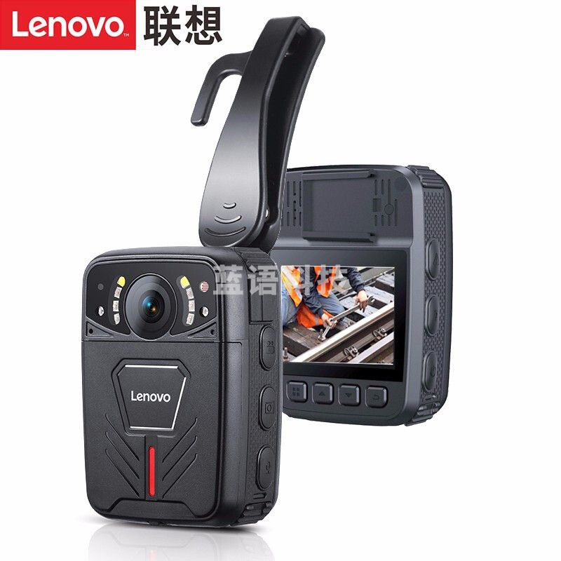 联想(Lenovo)DSJ-1W执法记录仪4800万像素 小型随身工作音视频现场记录仪可换电池