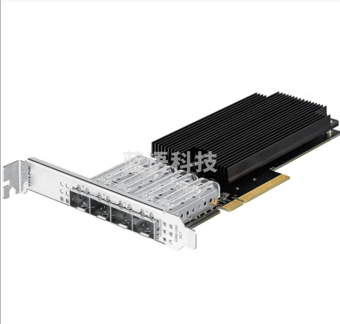 普联(TP-LINK)TL-NT524F有线光纤网卡 四口万兆PCIe网卡10G高速SFP+光口