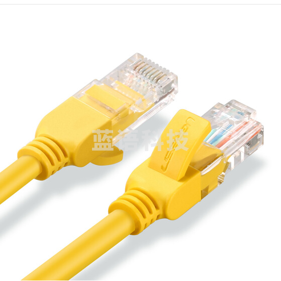 绿联(UGREEN)5米 11233超五类网线 百兆网络连接线 Cat5e超5类成品跳线 家用装修电脑宽带非屏蔽八芯双绞线