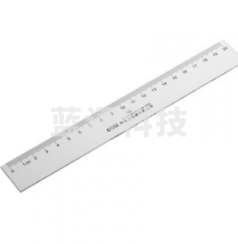 得力 (deli )  6220 20cm 塑料直尺