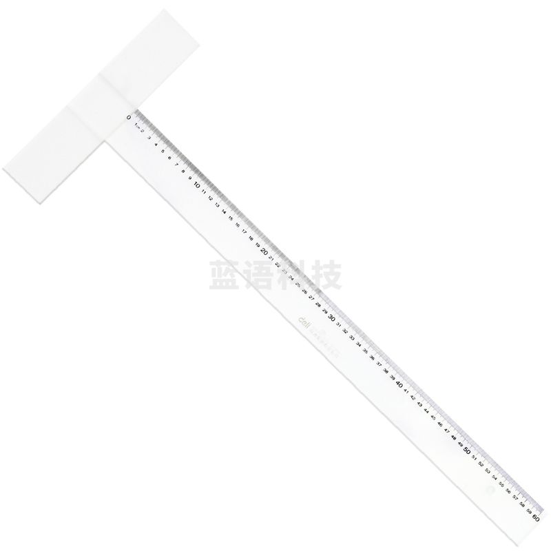 得力 8410有机丁字尺60cm(只)