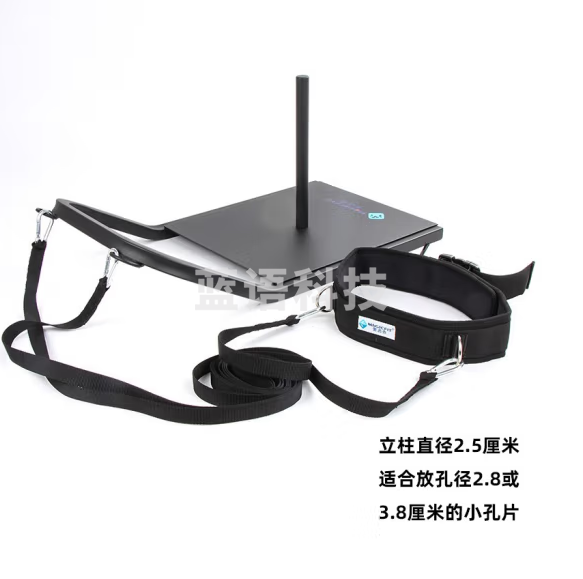 美吉克健身田径雪橇车拉力腰带阻力负重训练power sled起跑爆发力 褐色(含腰带)