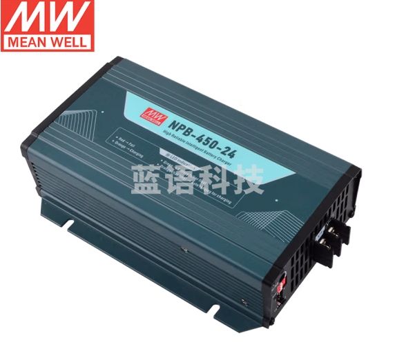 明纬(MEANWELL)明纬电源14.4V 25A 智能充电器2/3段式铅酸锂电池 NPB-450-12