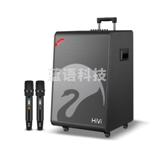 惠威(HiVi)MY18户外拉杆音响 舞台演唱级15吋重低音大功率移动蓝牙音箱 乐器演唱演出双话筒