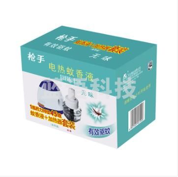 枪手 1器+1液 电热蚊香液套装无导线无味1器+2瓶无香型驱蚊液电蚊香 有导线 无味