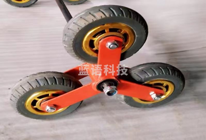 爬楼橡胶车轮子购物车 小拉车搬运车轮子