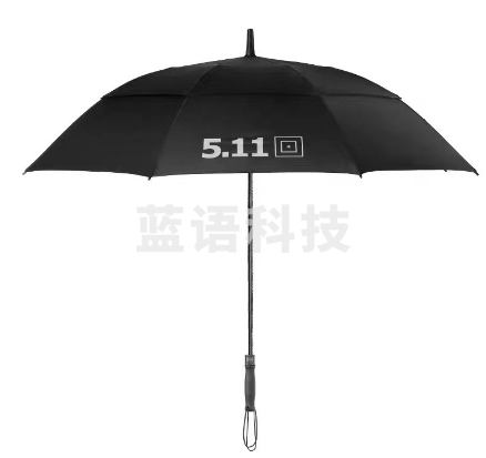 双层高尔夫大号直柄雨伞黑色511伞  尺寸:30寸
